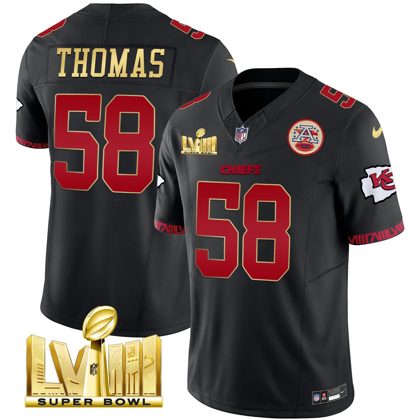 Gold Trim - Derrick Thomas