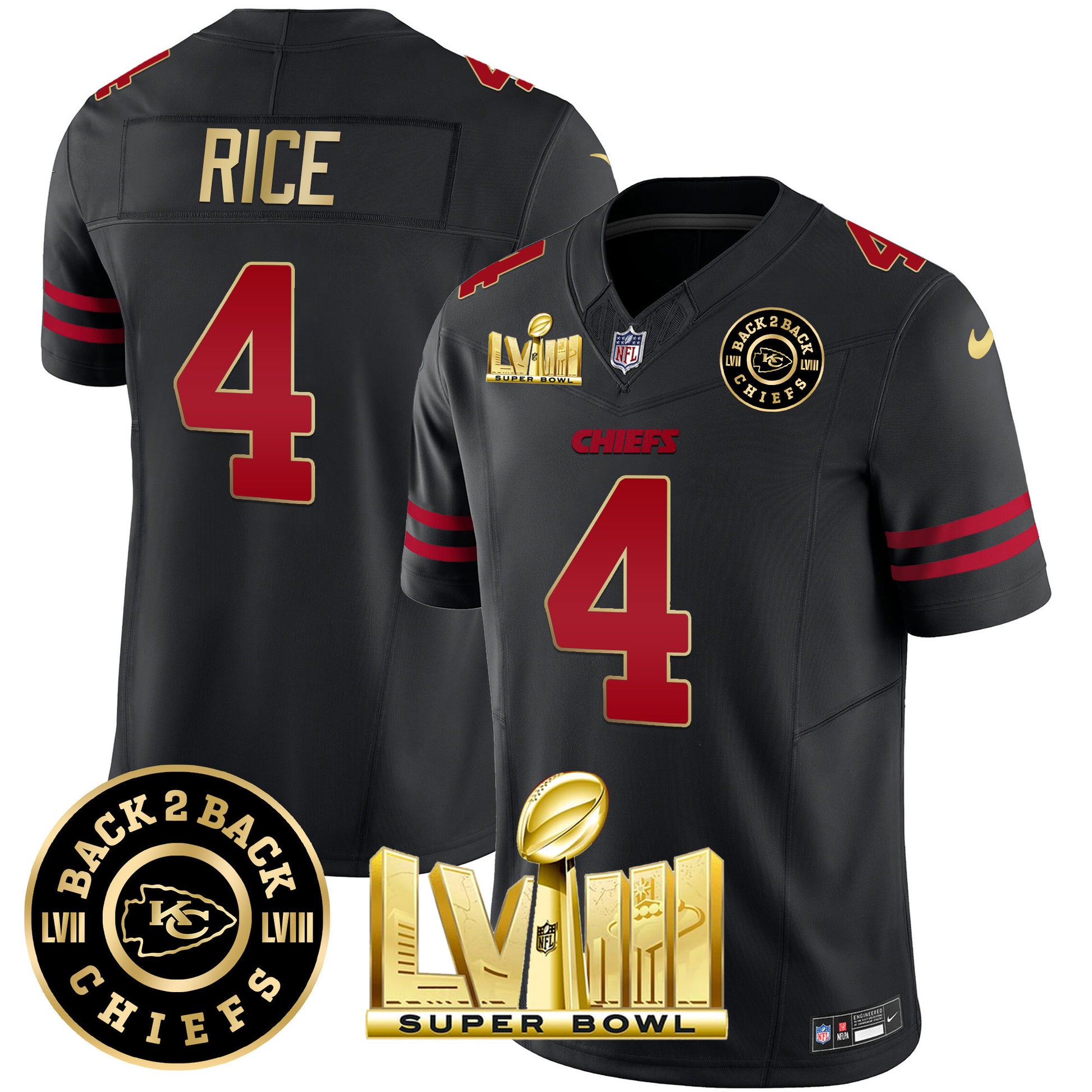 Gold Trim - Rashee Rice
