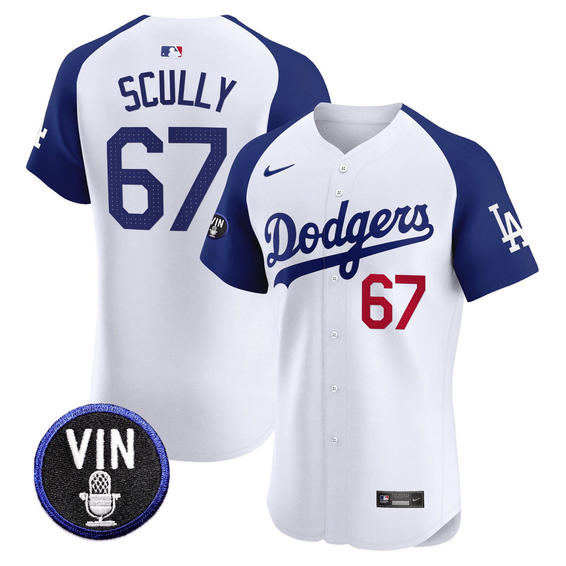 Alternate White - Vin Scully