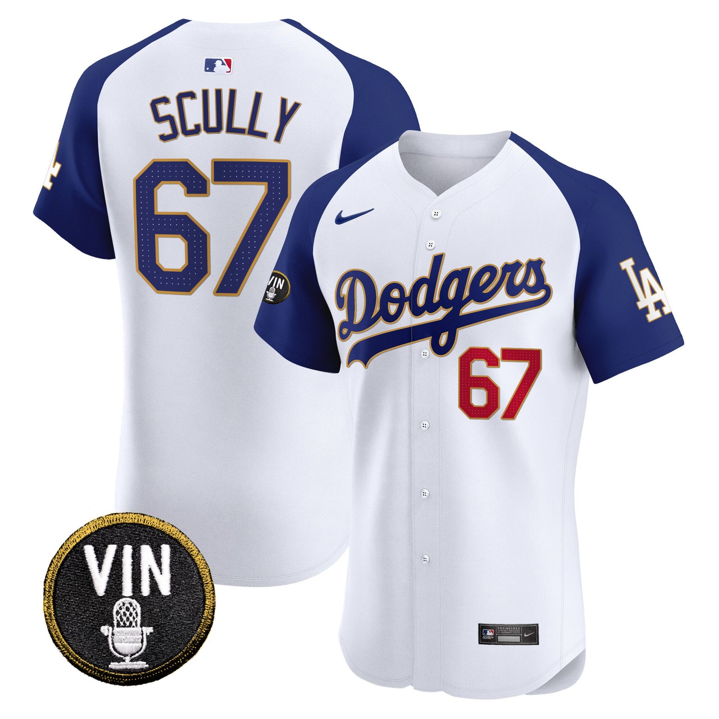 Alternate White - Vin Scully
