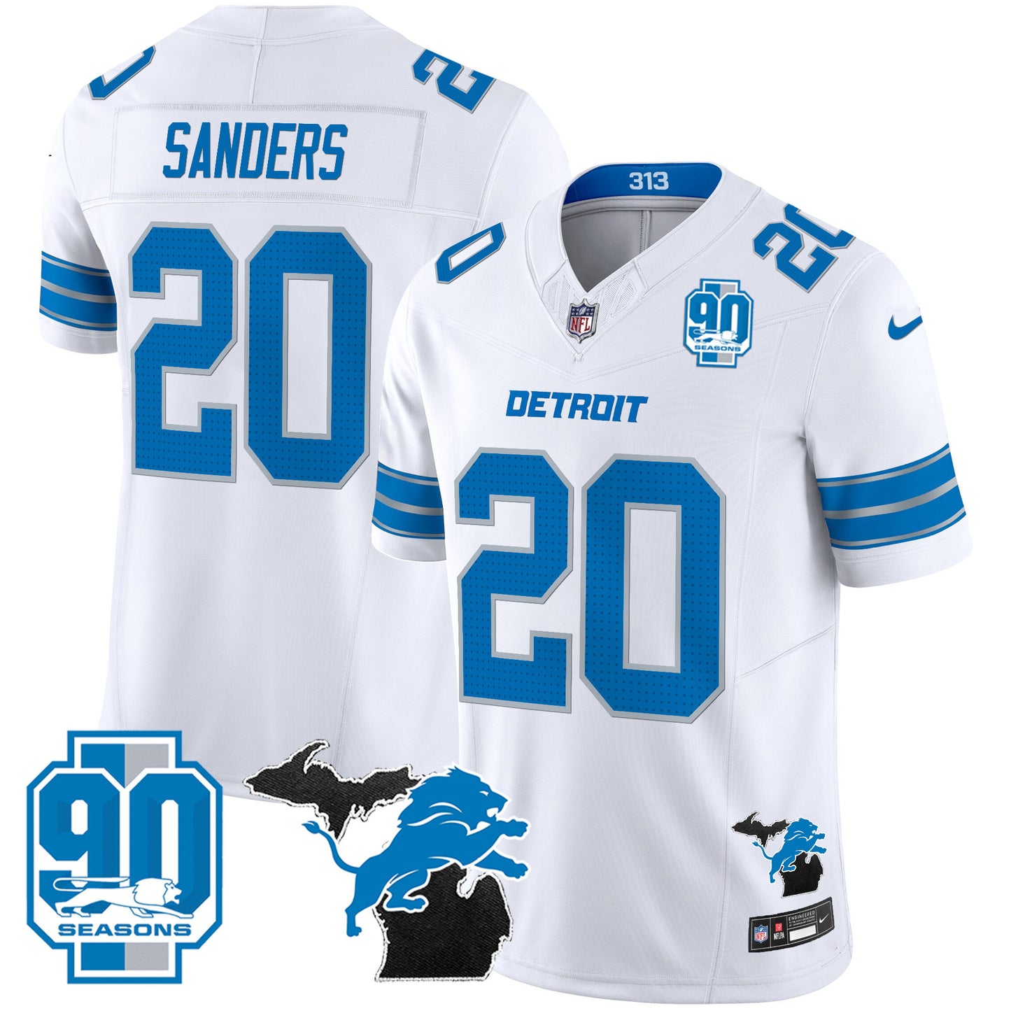 White - Barry Sanders