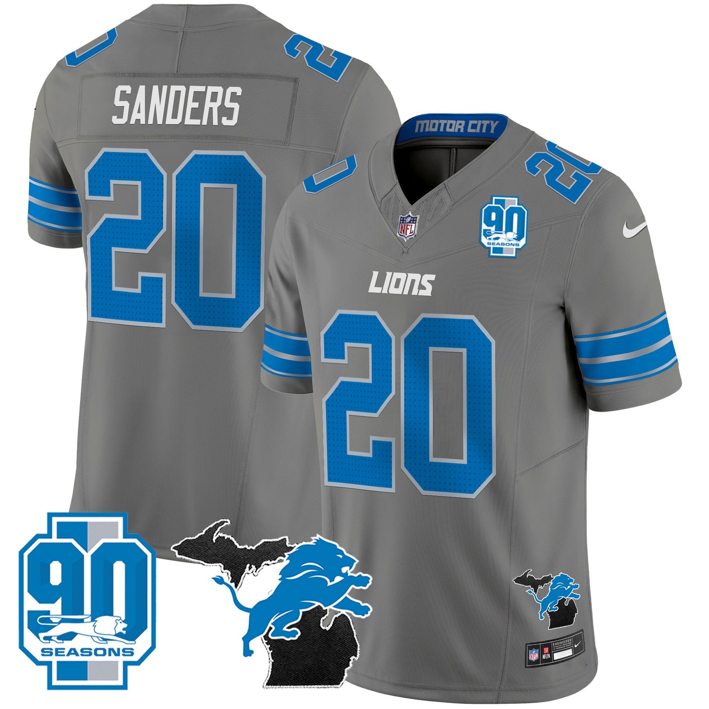Gray - Barry Sanders