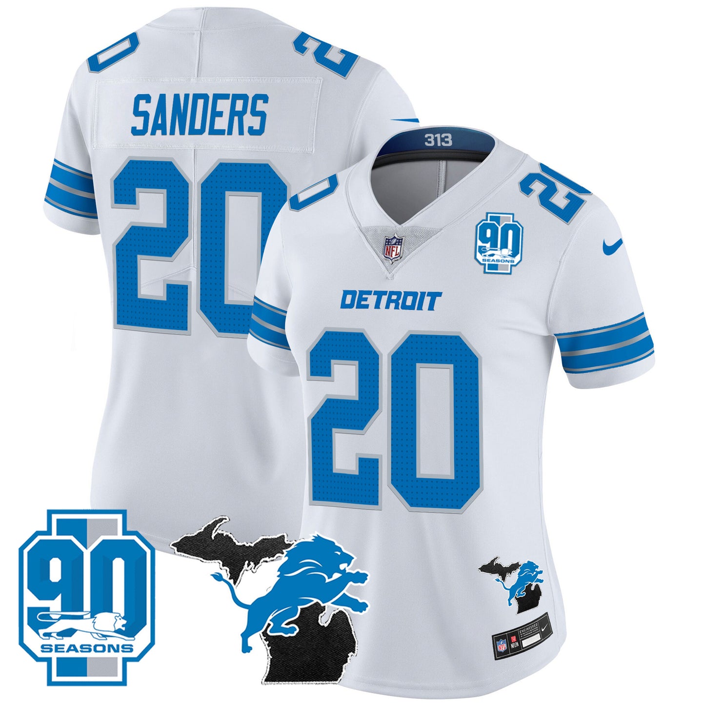 White - Barry Sanders
