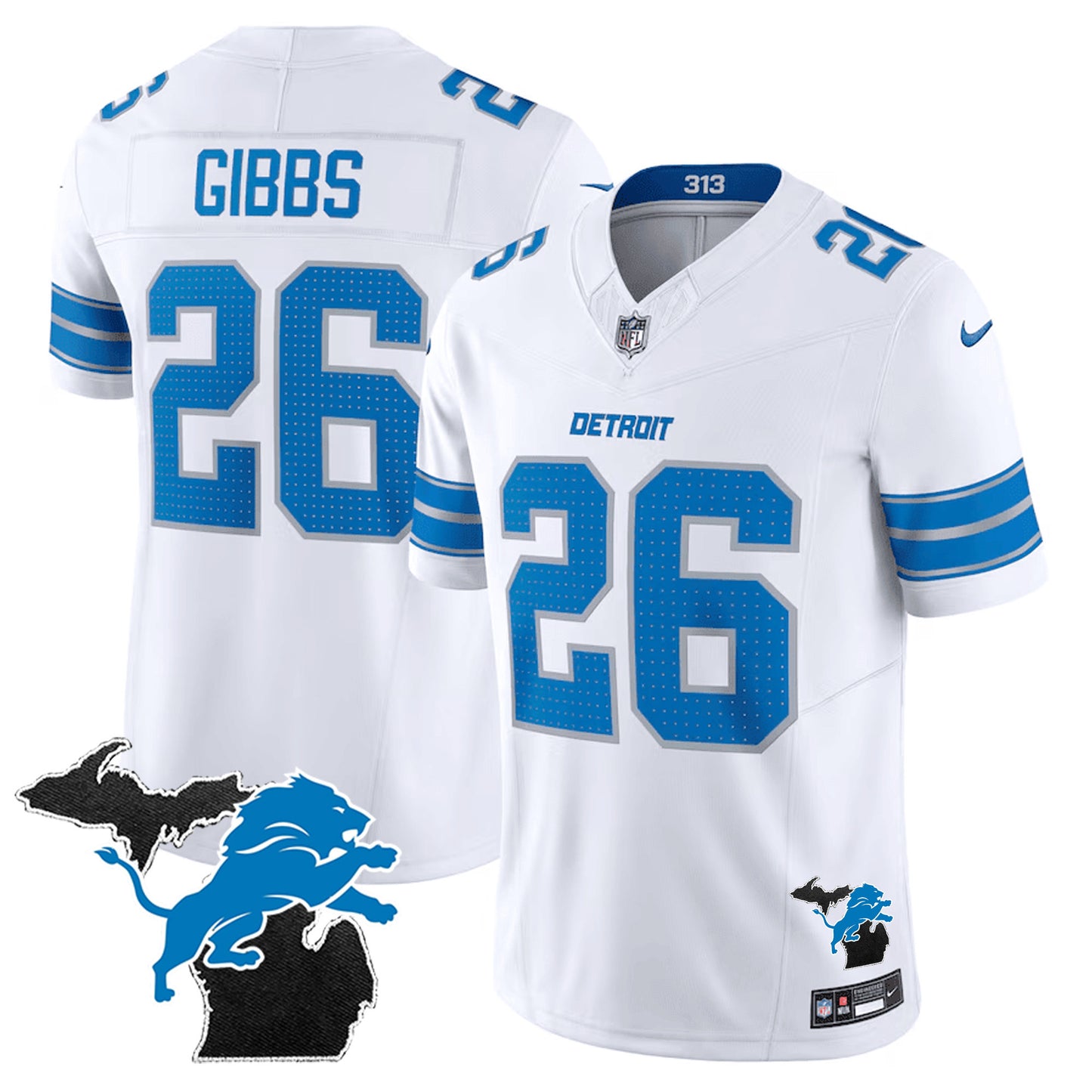 White - Jahmyr Gibbs