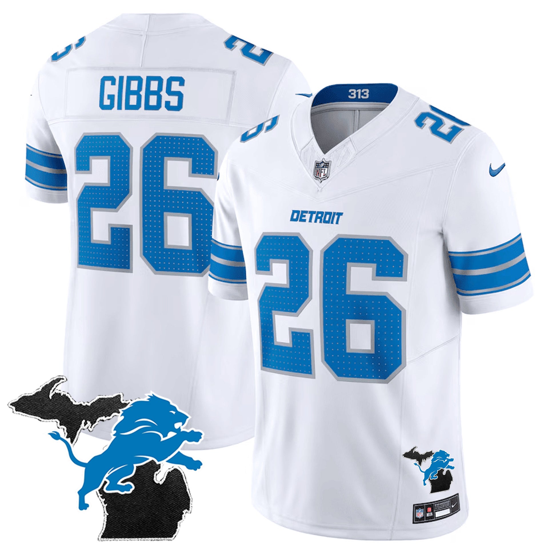 White - Jahmyr Gibbs