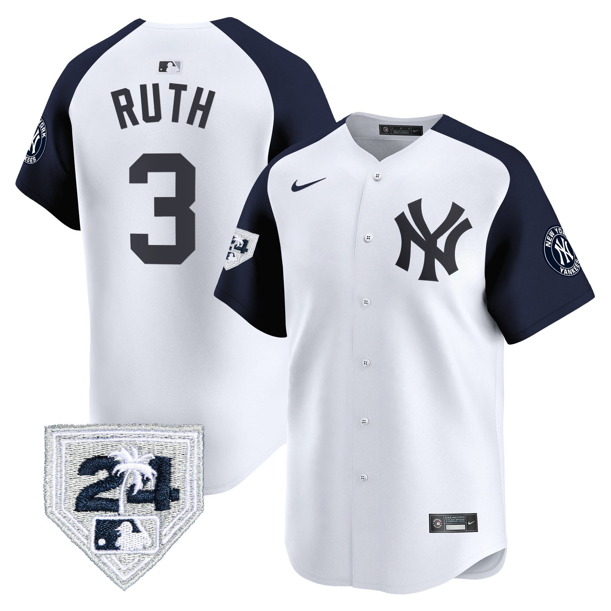 White Alternate - Babe Ruth