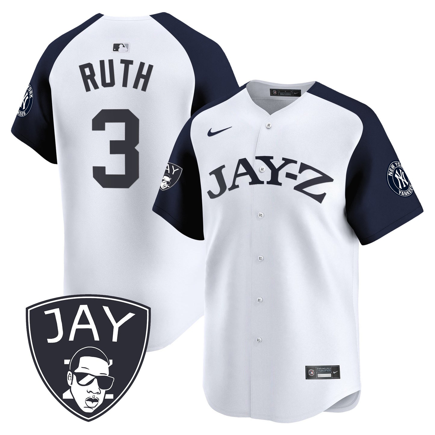 White Alternate - Babe Ruth