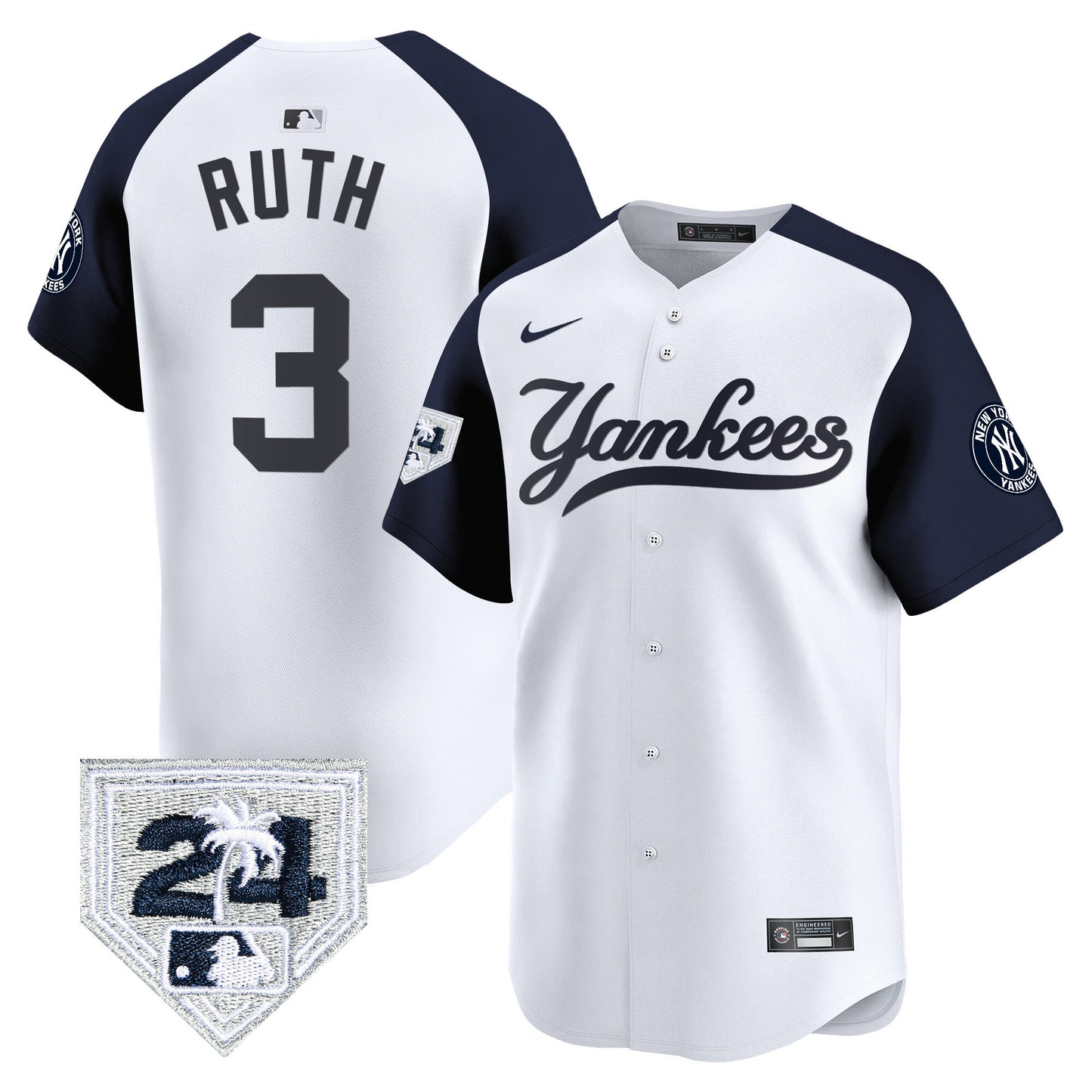 White Alternate - Babe Ruth