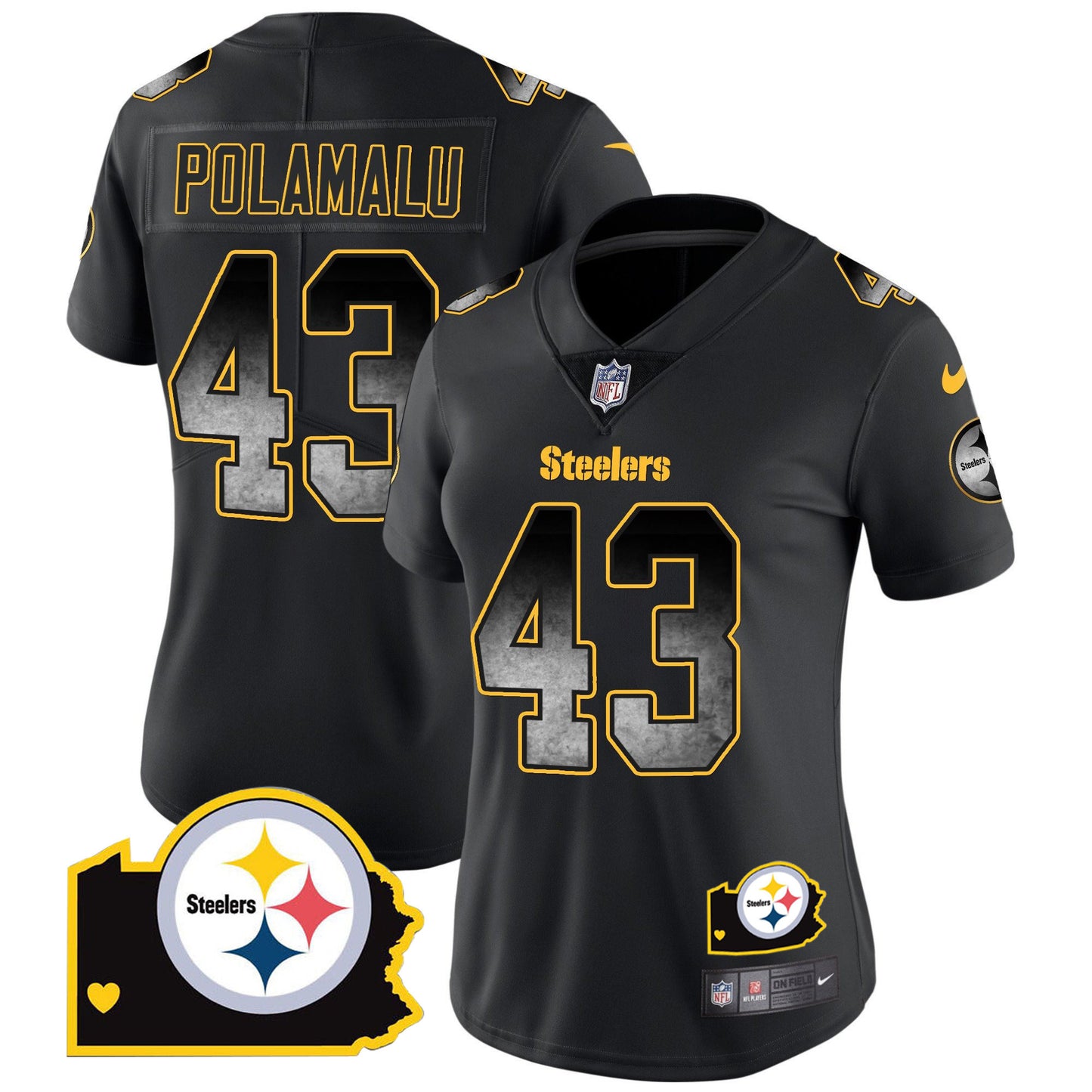 Black - Troy Polamalu