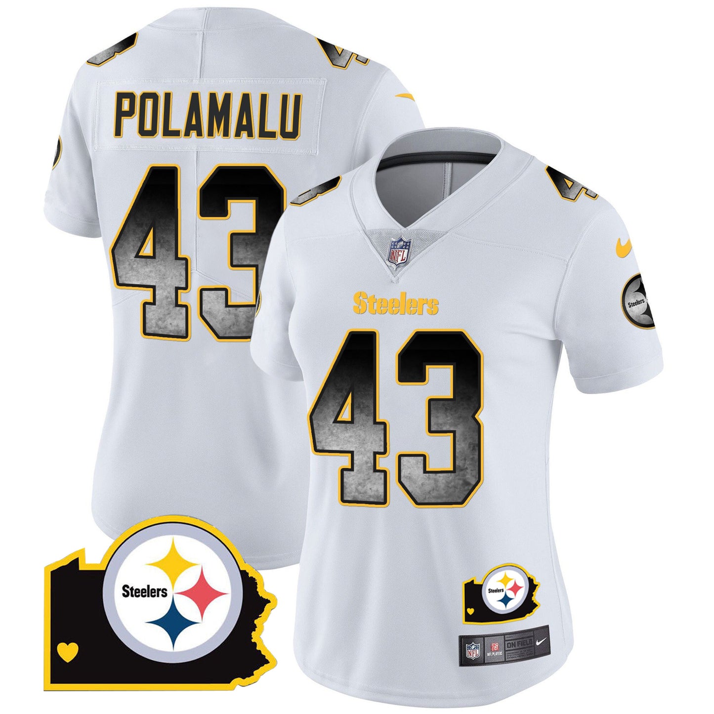 White - Troy Polamalu