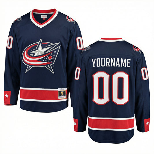Retro Blue Jackets Custom (Ships 2–4 Weeks)