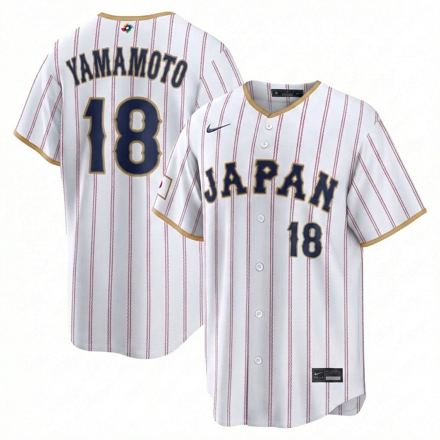 Japan Yamamoto baseball jersey  (Made to order ships 3-6 weeks)