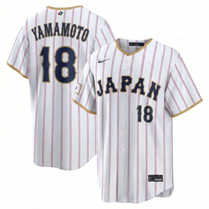 Japan Yamamoto baseball jersey  (Made to order ships 3-6 weeks)