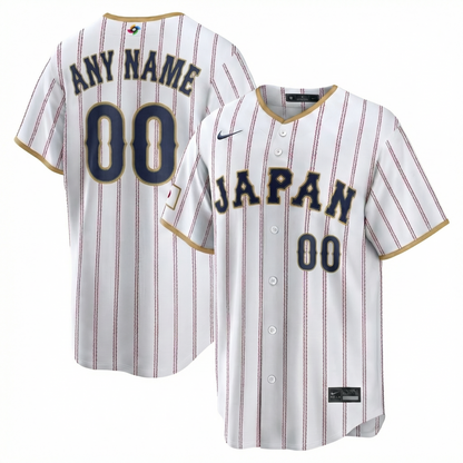 Japan Custom baseball jersey  (Made to order ships 3-6 weeks)