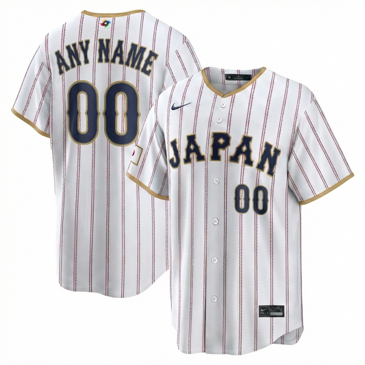 Japan Custom baseball jersey  (Made to order ships 2-4 weeks)