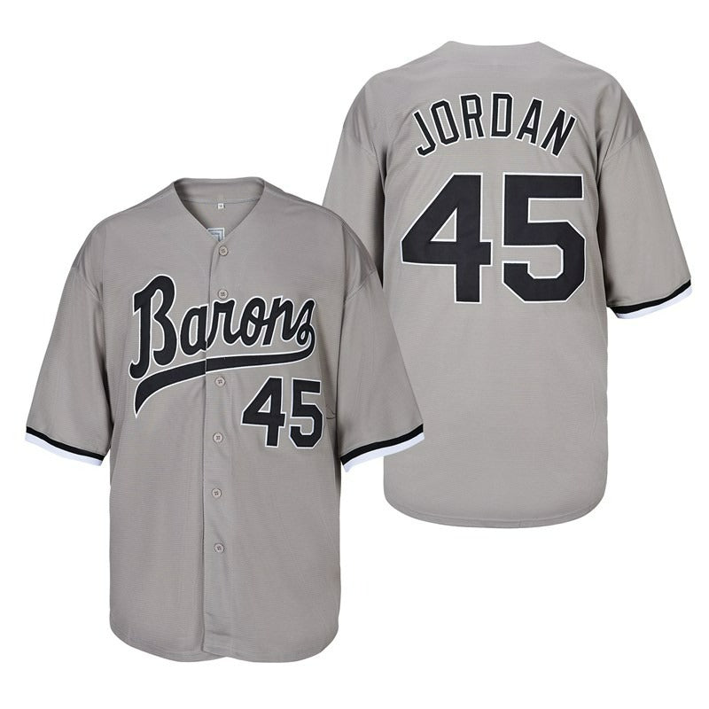 Birmingham Barons #45 Jordan Baseball Jersey
