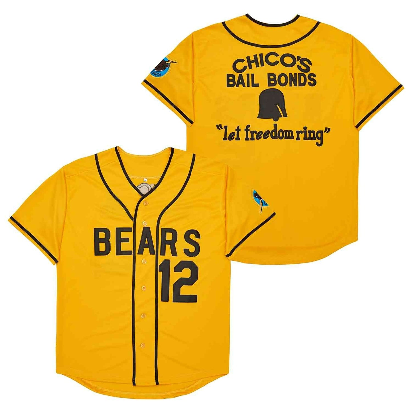 Bad News Bears Chico Bail Bonds Baseball Jersey