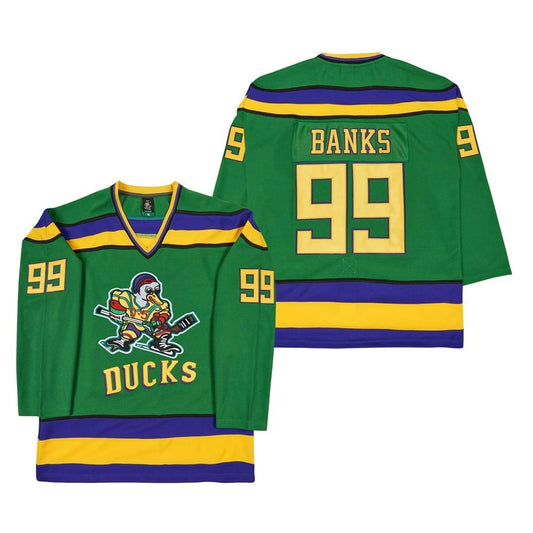 Mighty Ducks Adam Banks Hockey jersey