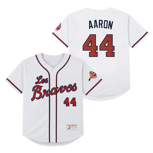 Los Bravos 'Aaron' Baseball Jersey
