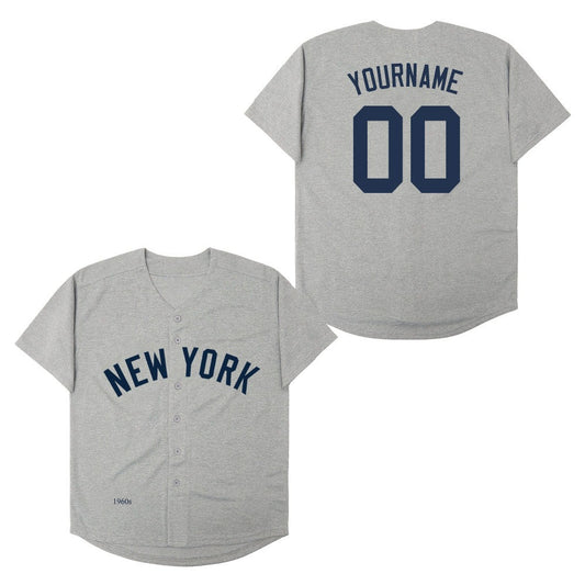 New York 60s Retro Custom Baseball Jersey